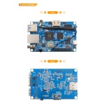 Orange Pi 3 Lts 2g8g Emmc Avec Wifi + bt5.0,Allwinner H6 Soc, Ordinateur de Carte Open Source, Exécuter Android 9.0/ Ubuntu/ Debian Os RSP PI